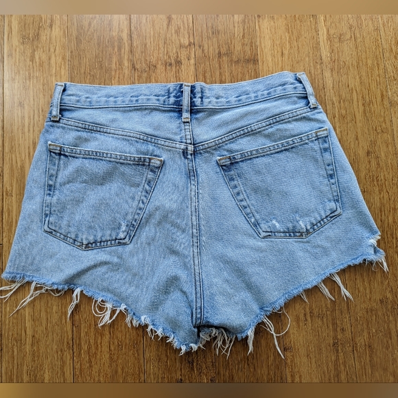 Parker light- wash AGOLDE denim shorts - Picture 5 of 9